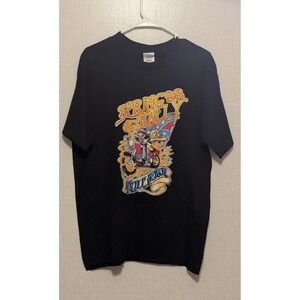 Vintage‎ 90's Myrtle Beach Spring Bike Rally T shirt 1998 Black